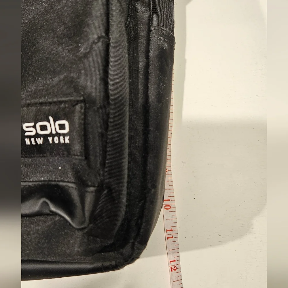 Solo New York Black Convertible Briefcase Backpack Multi-Functional